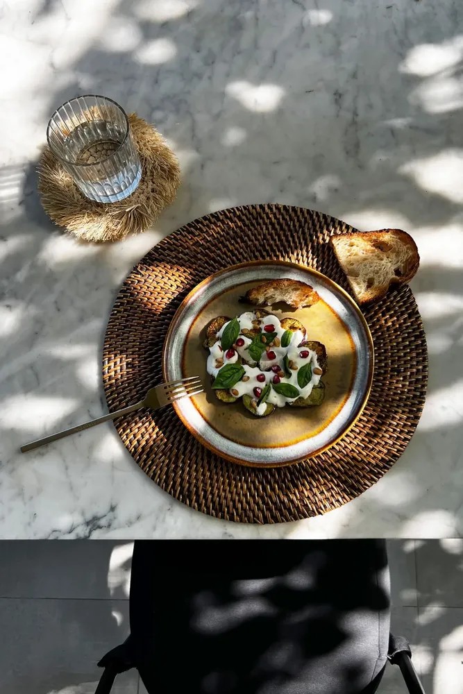 Placemats - The Colonial Placemat - Natural Brown - BAZAR BIZAR LIVING