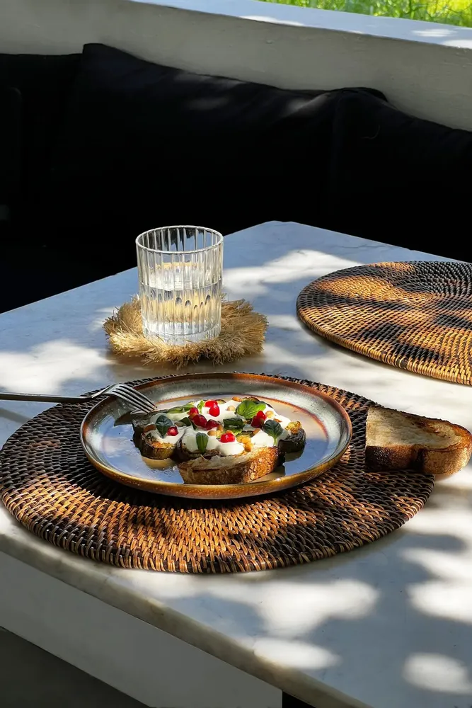 Placemats - The Colonial Placemat - Natural Brown - BAZAR BIZAR LIVING