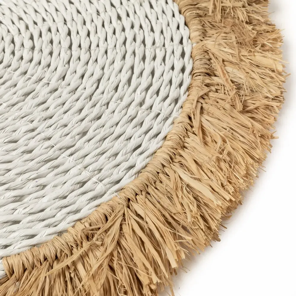 Sets de table - Le Set De Table Seagrass Raffia - Blanc Naturel - BAZAR BIZAR LIVING