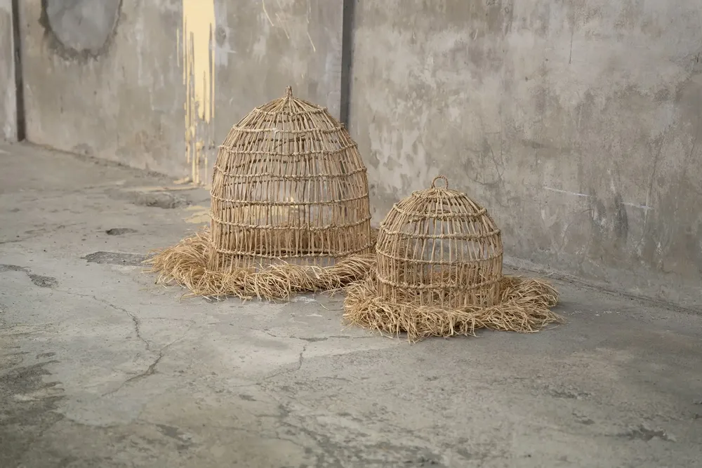 Hanging lights - The Casita Pendant - Natural - S - BAZAR BIZAR LIVING