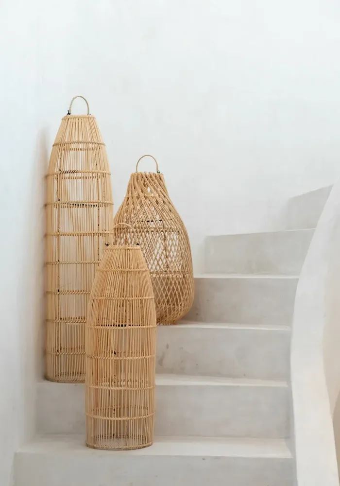 Suspensions - L'Abat-jour Fish Trap - Naturel - L - BAZAR BIZAR LIVING
