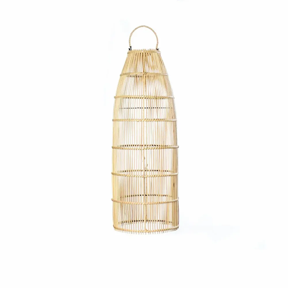 Hanging lights - The Fish Trap Pendant - Natural - M - BAZAR BIZAR LIVING