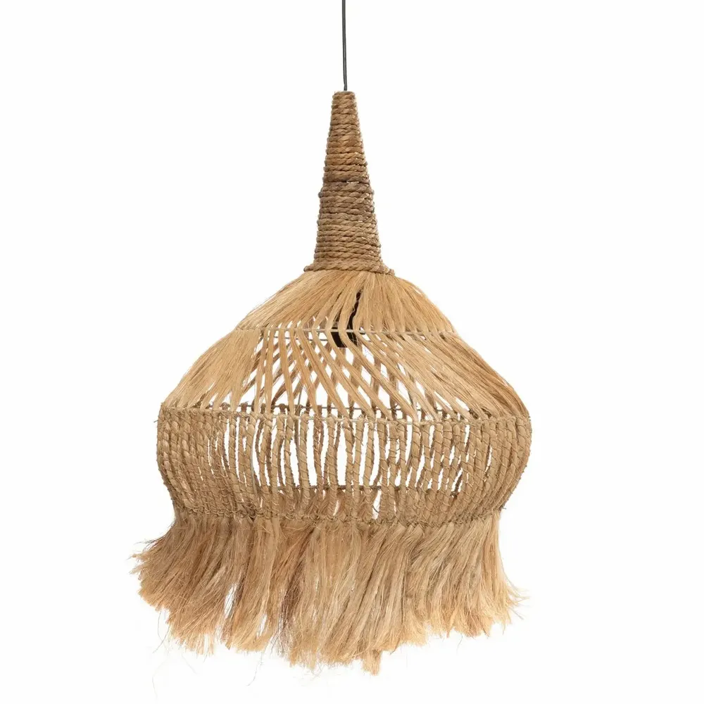 Suspensions - L'Abat-jour Hippy Tipi - Naturel - M - BAZAR BIZAR LIVING