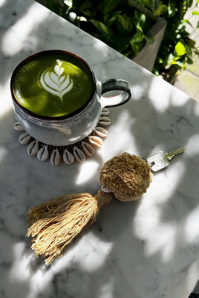 Objets de décoration - Le Porte-clés Pompom - Mocca - BAZAR BIZAR LIVING