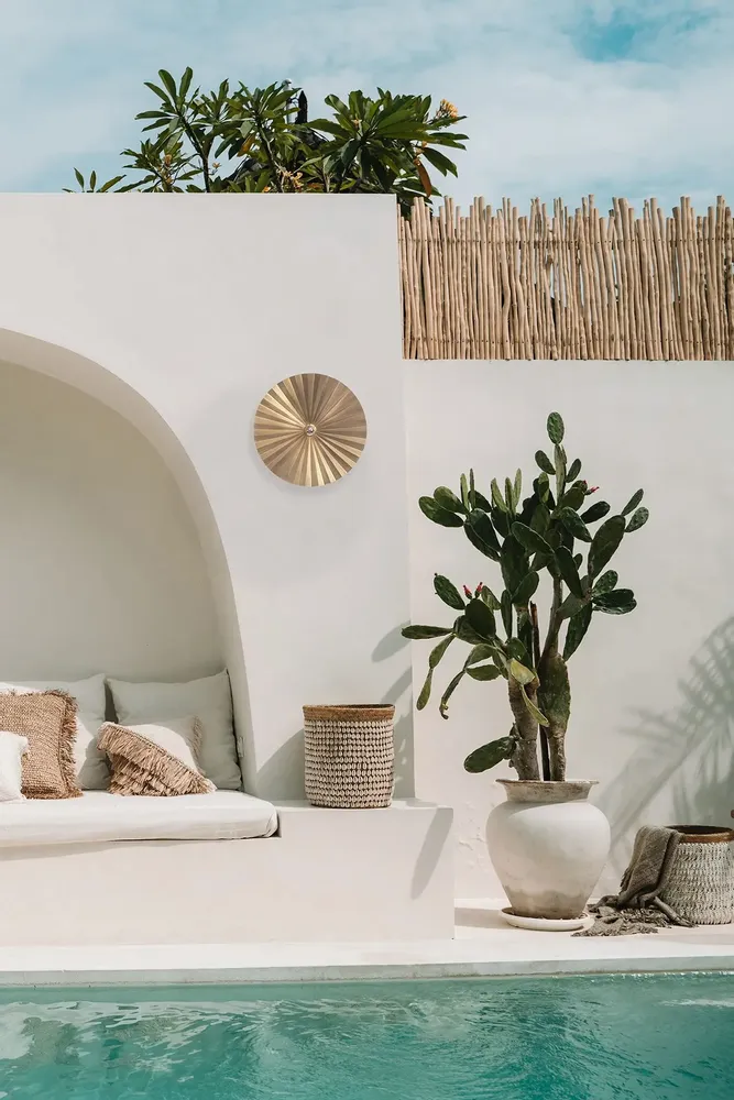 Wall lamps - The Tsijn Tsjin Wall Lamp - Brass - M - BAZAR BIZAR LIVING