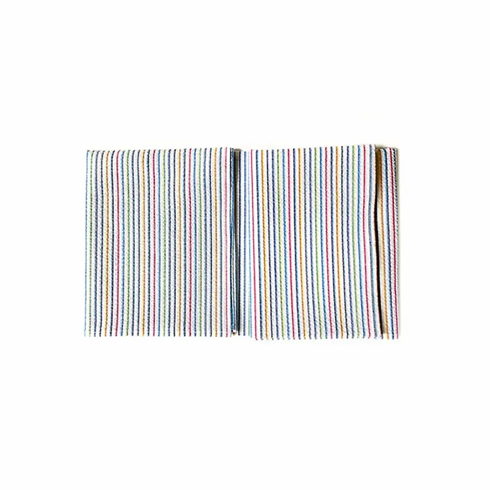 Tissus - Furoshiki carré Blanc rayé / NAGAO ORIFU - ABINGPLUS