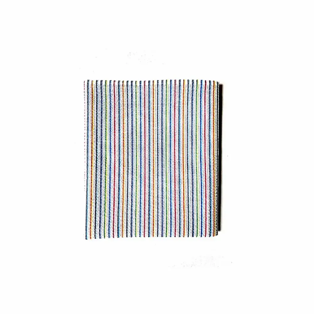 Tissus - Furoshiki carré Blanc rayé / NAGAO ORIFU - ABINGPLUS