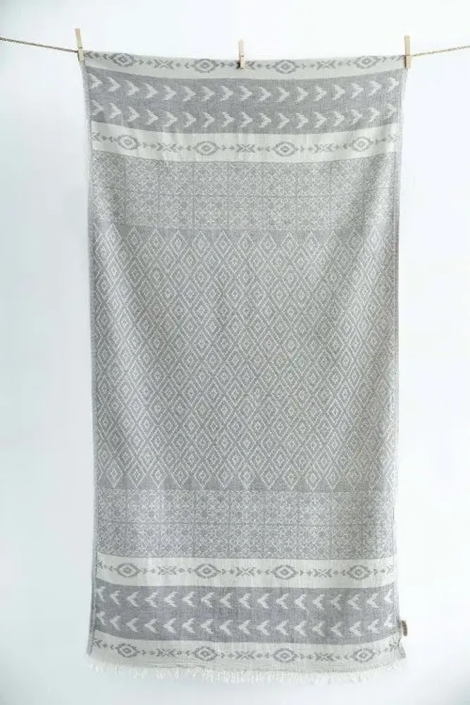 Paréos - Beach towels PYRGI ANTHRAX - AELIA ANNA