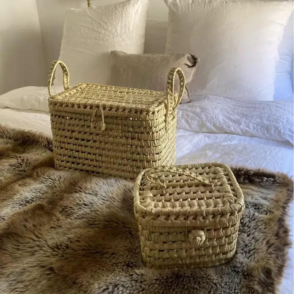 Caskets and boxes - Natural fiber suitcase - PILOU - HYDILE