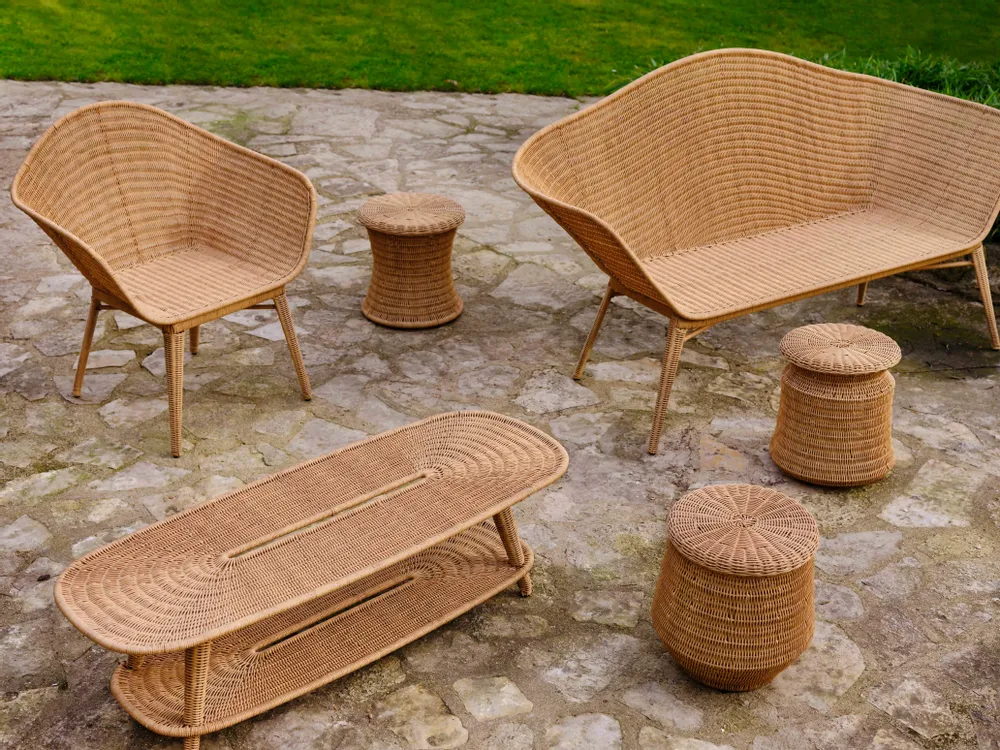 Fauteuils de jardin - Tabouret en osier SILLAGE - CFOC