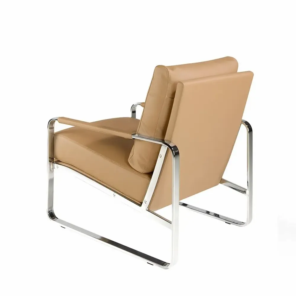 Fauteuils - Fauteuil tapissé en vison similicuir - ANGEL CERDÁ