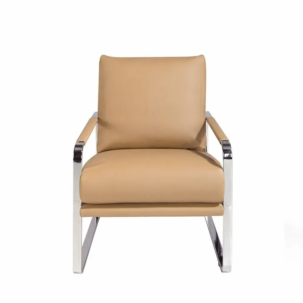 Fauteuils - Fauteuil tapissé en vison similicuir - ANGEL CERDÁ