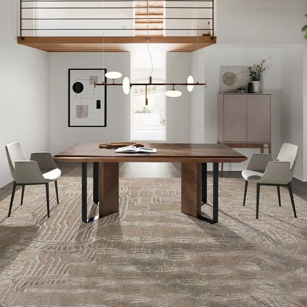 Dining Tables - Dining table in walnut wood - ANGEL CERDÁ