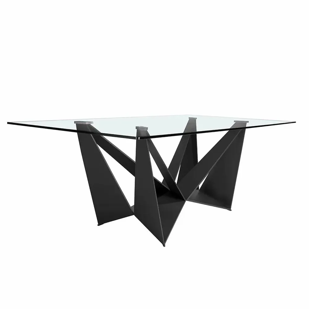 Tables Salle à Manger - Table de salle à manger rectangulaire en verre - ANGEL CERDÁ