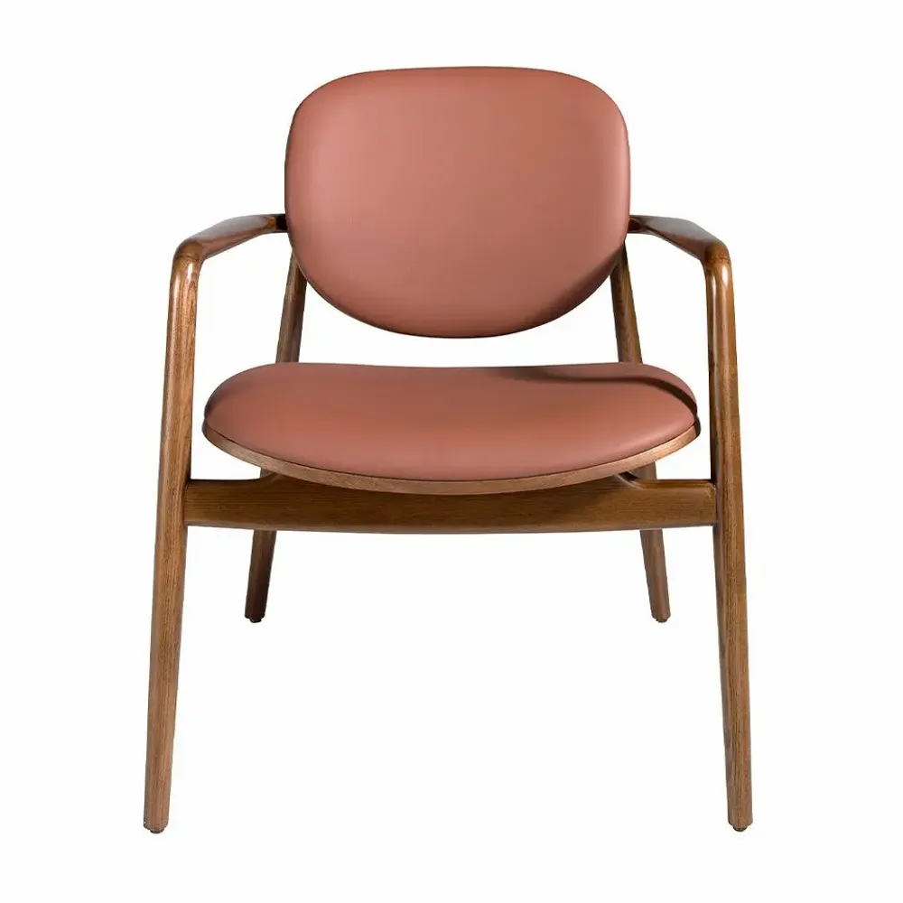 Fauteuils - Fauteuil en croûte de cuir marron - ANGEL CERDÁ