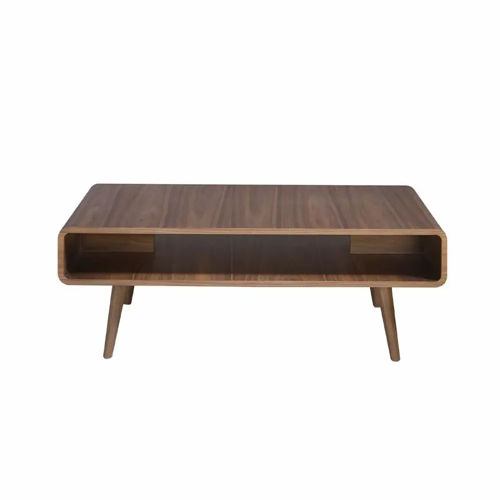 Coffee tables - Walnut coffee table magazine rack - ANGEL CERDÁ