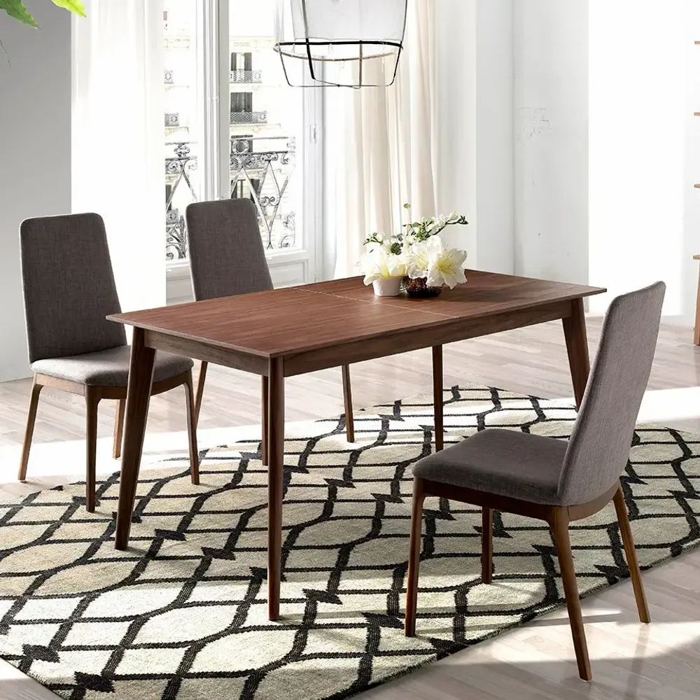 Dining Tables - Walnut extendable dining table - ANGEL CERDÁ