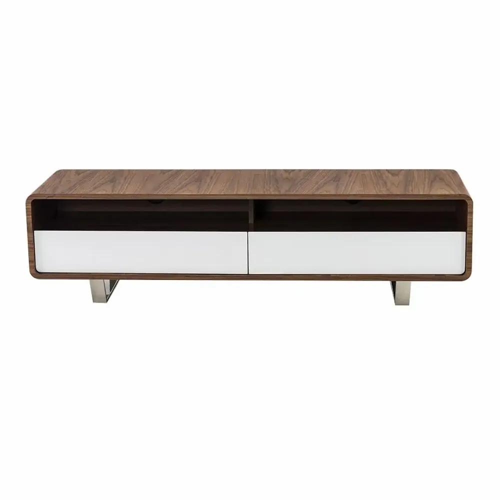 Buffets - Meuble TV en noyer et blanc - ANGEL CERDÁ