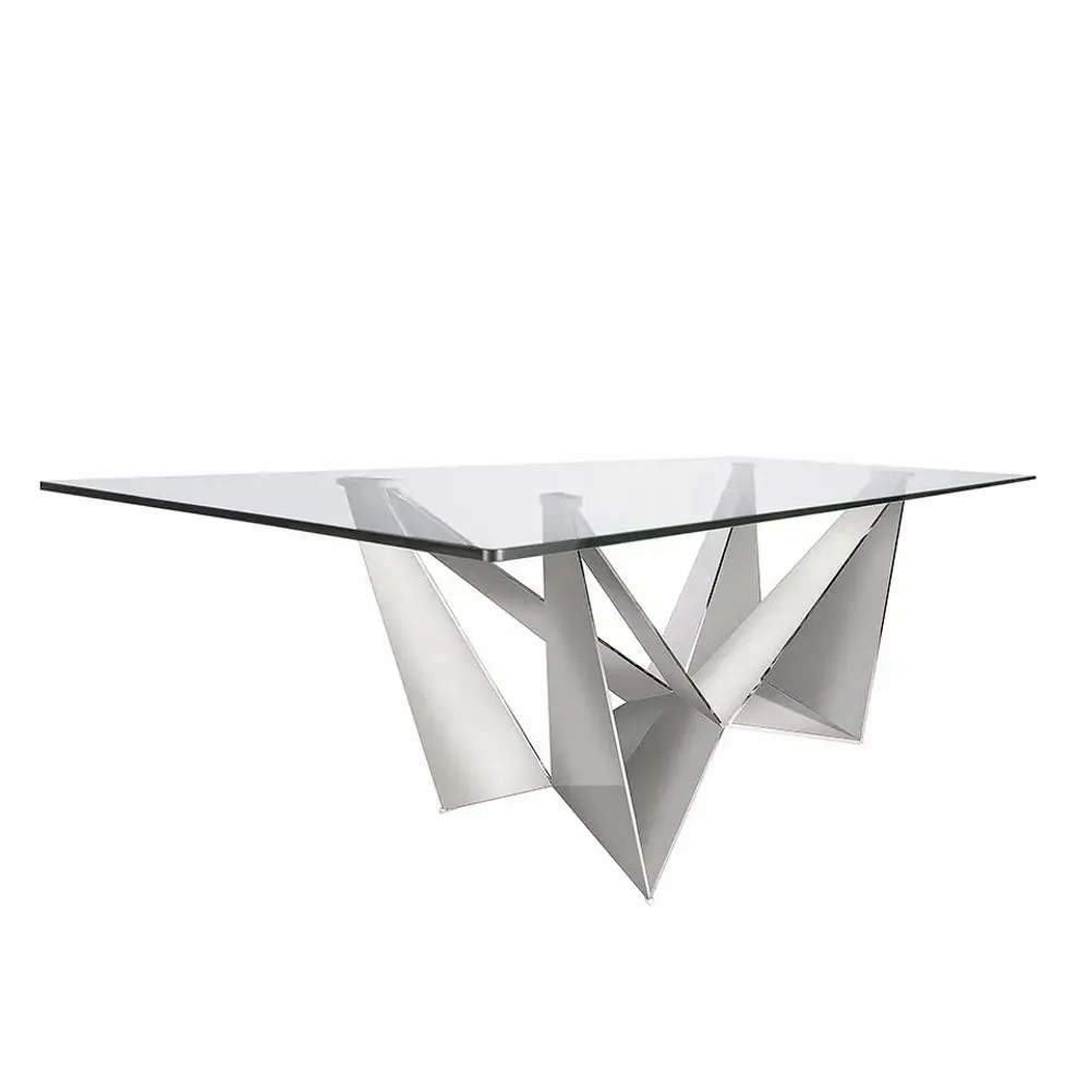 Tables Salle à Manger - Table à manger rectangulaire en verre - ANGEL CERDÁ