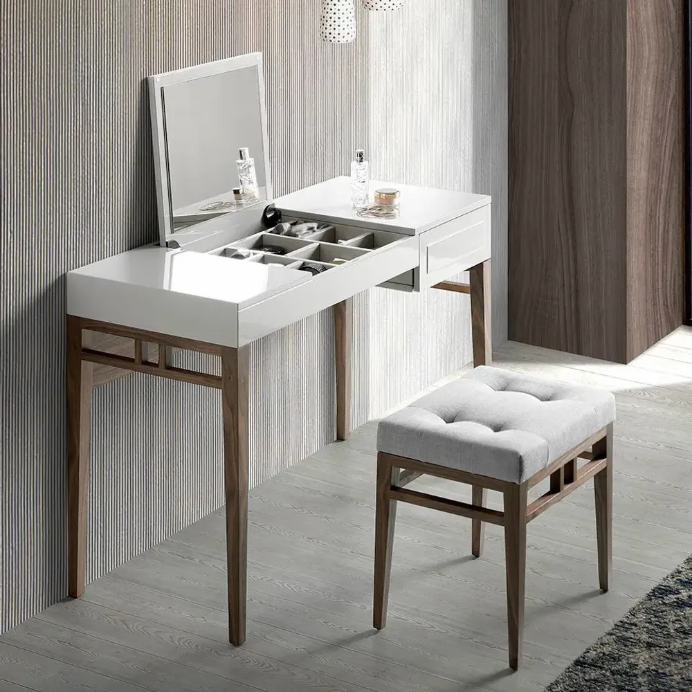 Autres tables  - Coiffeuse grise avec boîte à bijoux - ANGEL CERDÁ