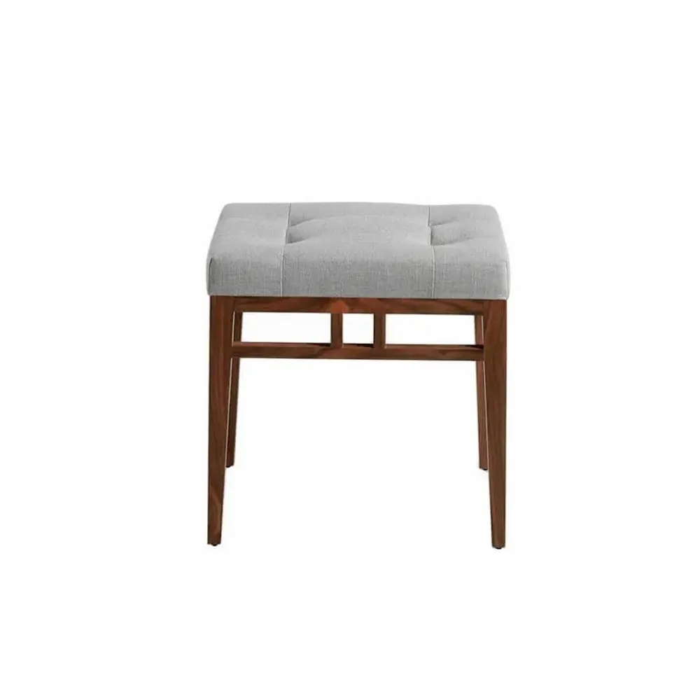 Benches - Grey fabric upholstered bench - ANGEL CERDÁ