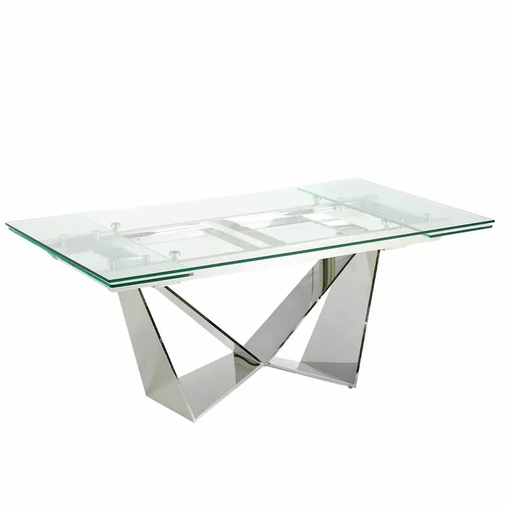Dining Tables - Extendable glass dining table - ANGEL CERDÁ