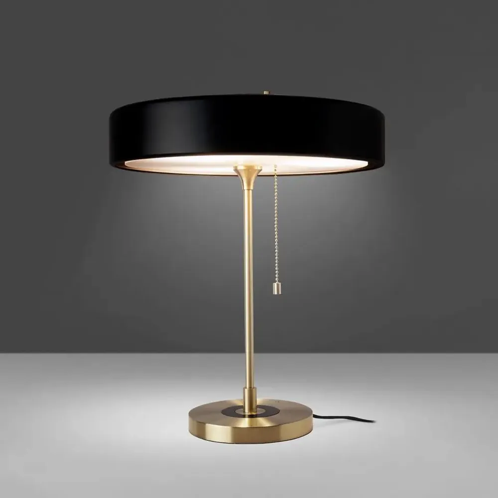 Lampes de table - Lampe de table en aluminium doré et aluminium noir - ANGEL CERDÁ