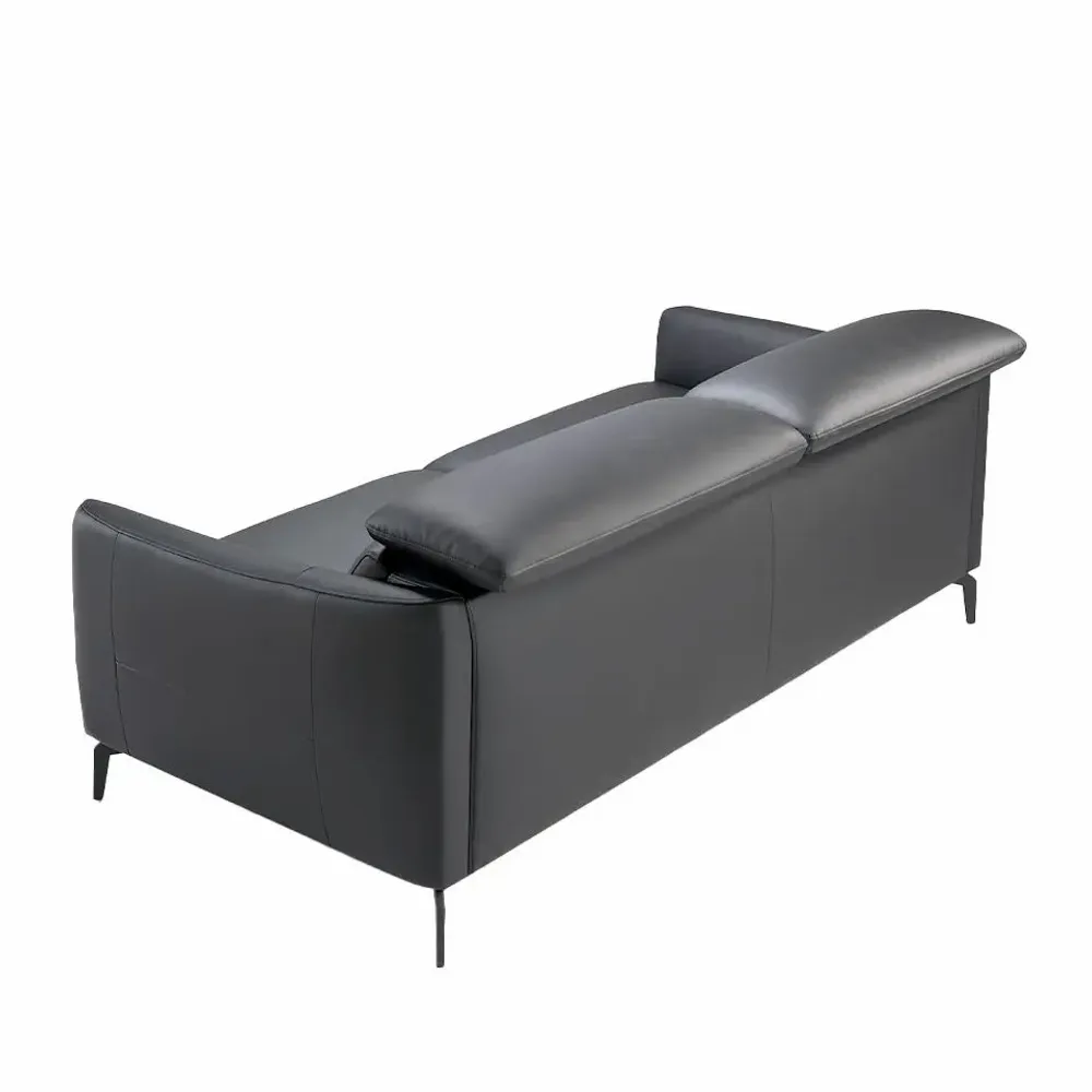 Sofas - 3-seater black cowhide sofa - ANGEL CERDÁ