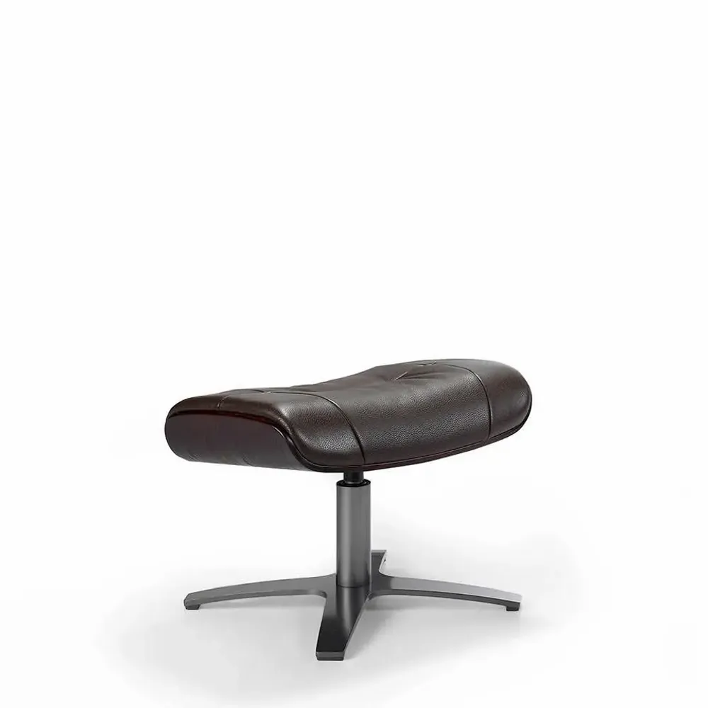 Ottomans - Upholstered swivel ottoman upholstered cowhide leather - ANGEL CERDÁ