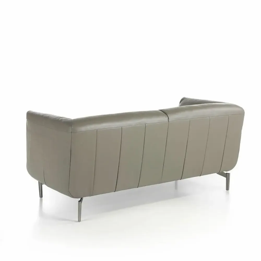 Sofas - Gray cowhide 2-seater sofa - ANGEL CERDÁ