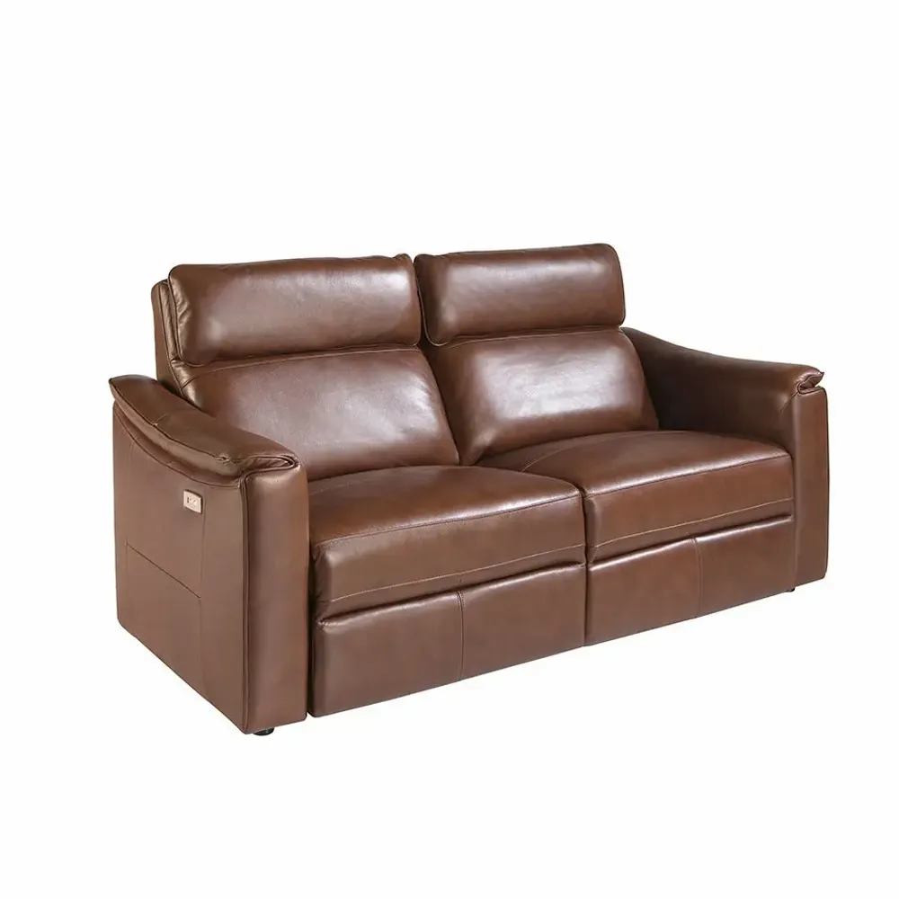 Sofas - 3 seater sofa in cow leather with relax mechanism - ANGEL CERDÁ