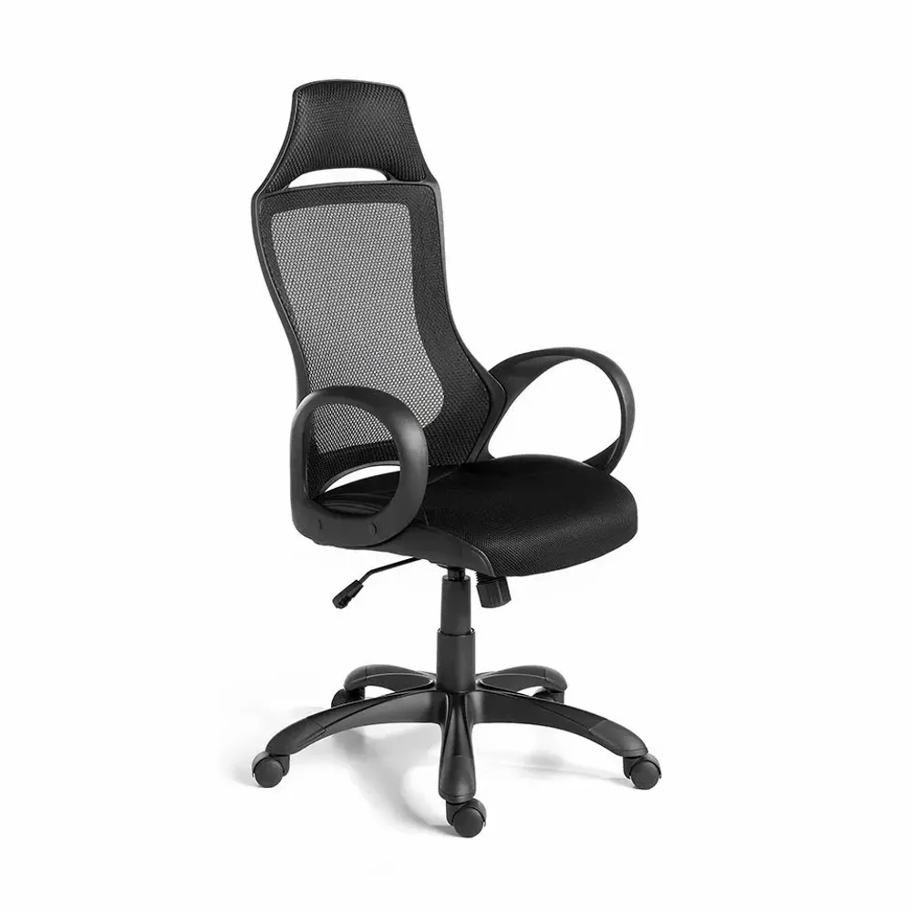 Office seating - Black swivel office chair - ANGEL CERDÁ