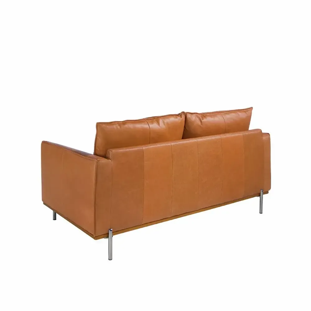 Sofas - 2 seater sofa buffalo brown cowhide leather - ANGEL CERDÁ