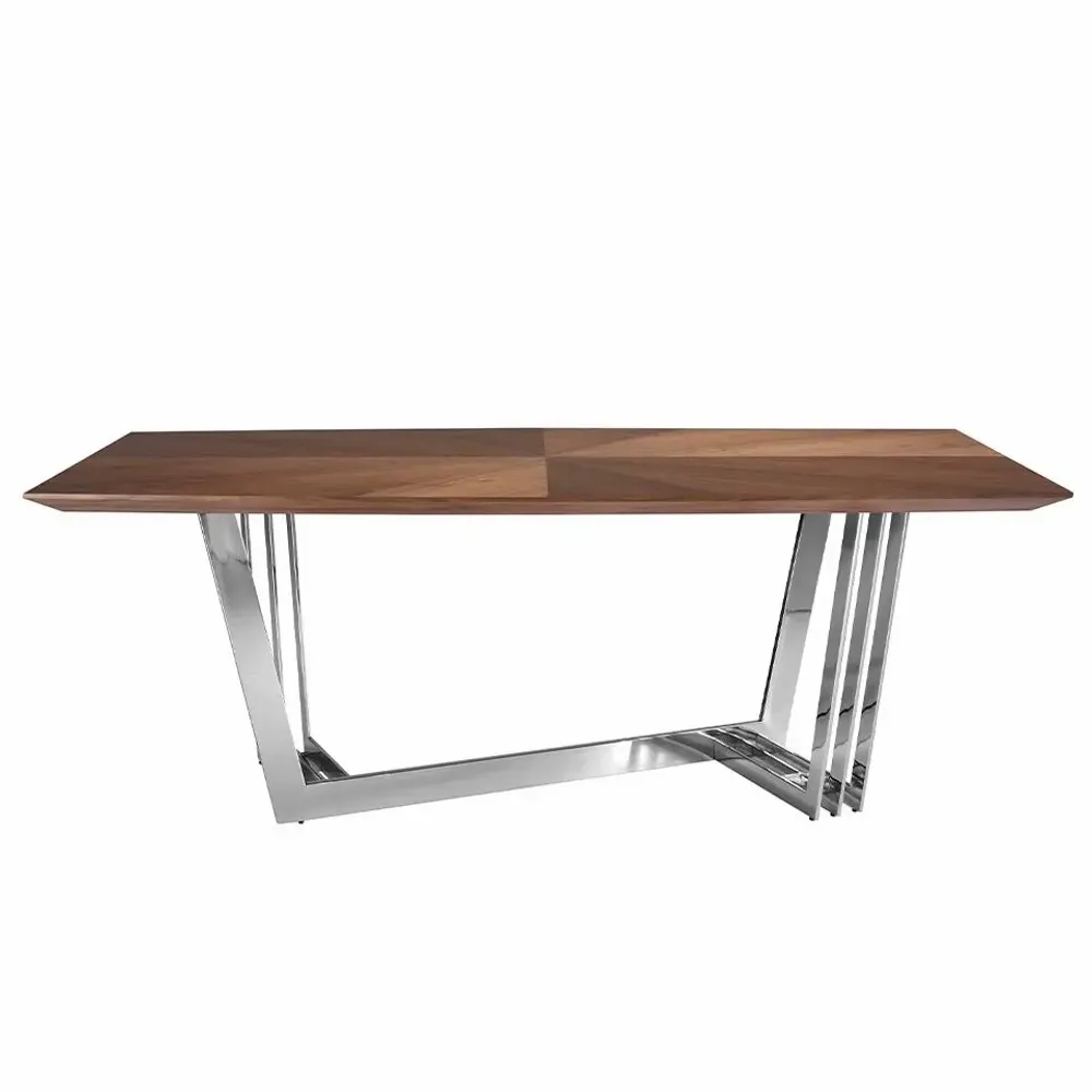 Dining Tables - Oval barrel dining table in walnut wood - ANGEL CERDÁ