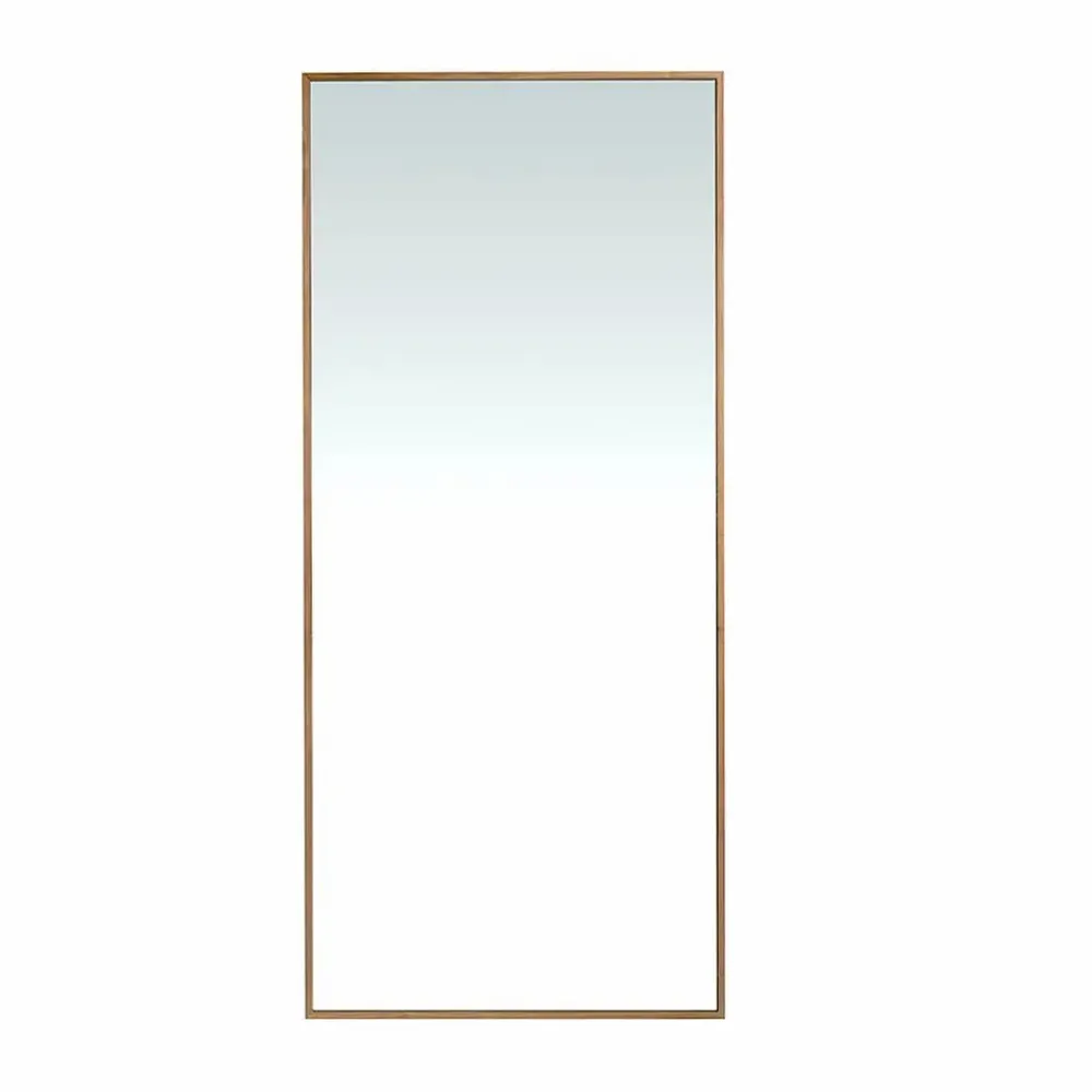 Mirrors - Rectangular foot mirror walnut - ANGEL CERDÁ
