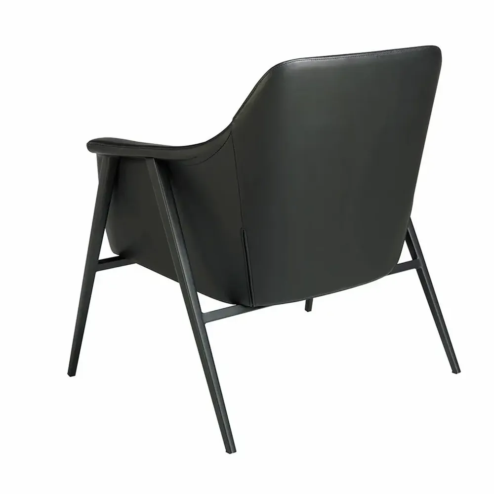 Armchairs - Armchair upholstered in fabric and leatherette - ANGEL CERDÁ