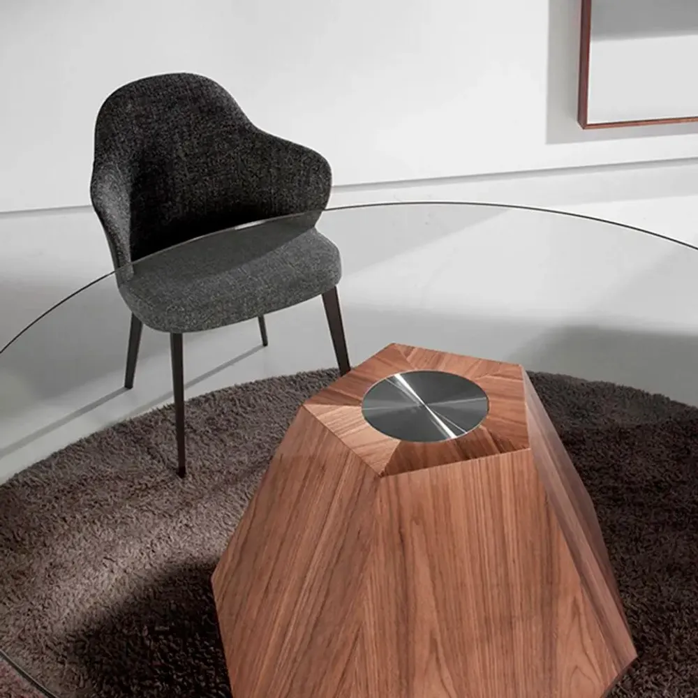 Chairs - Dining chair upholstered in eco-leather and fabric - ANGEL CERDÁ