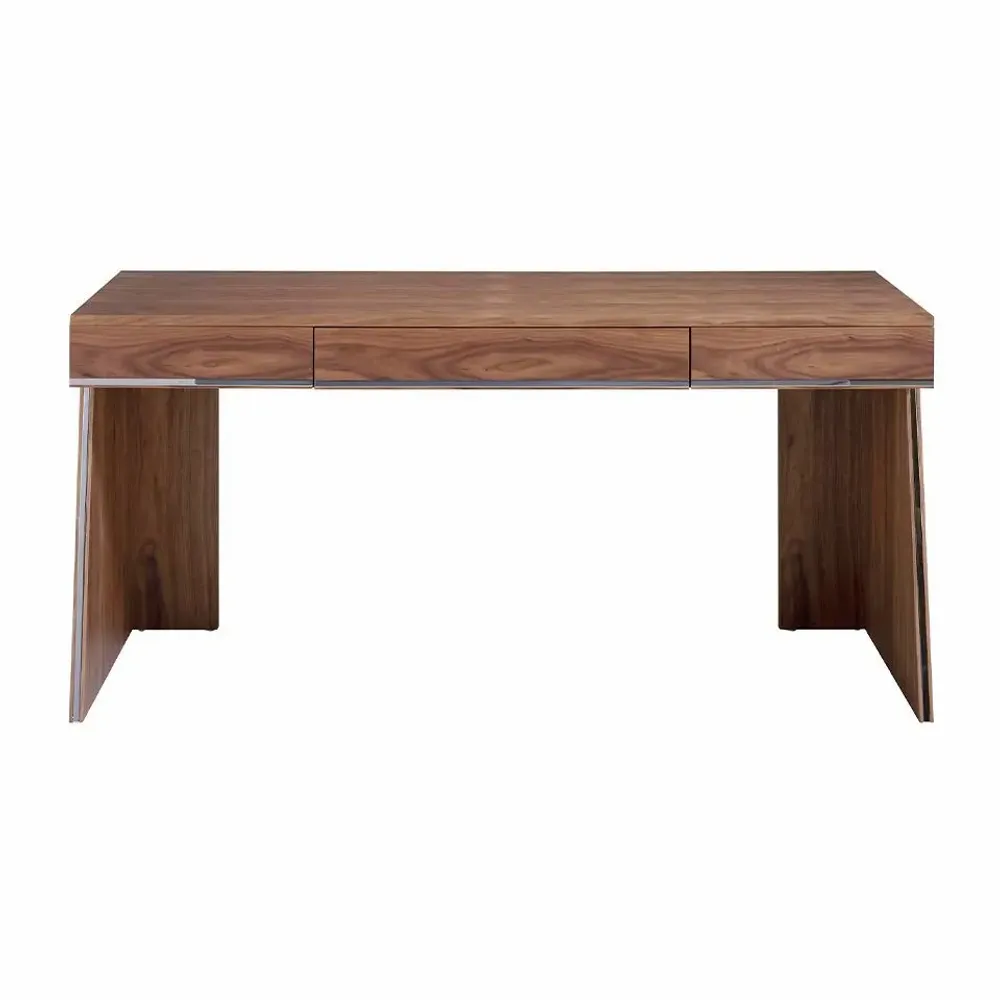Office furniture and storage - Office desk in walnut wood - ANGEL CERDÁ