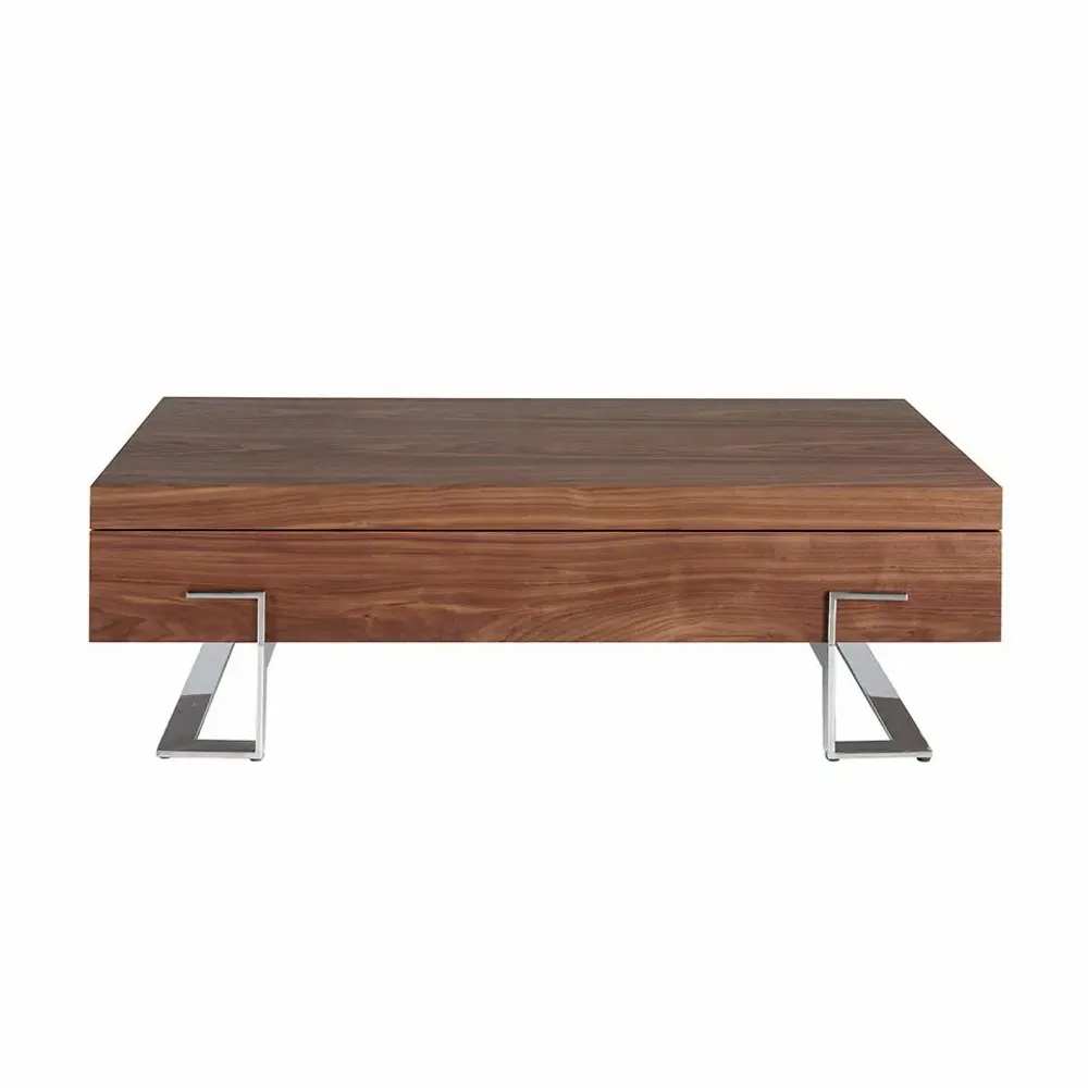 Coffee tables - Rectangular coffee table walnut wood - ANGEL CERDÁ