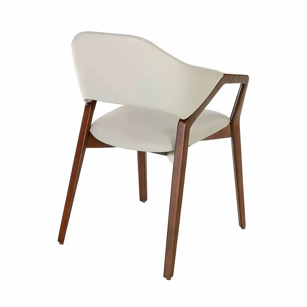 Chairs - Walnut structure Dining table chair - ANGEL CERDÁ