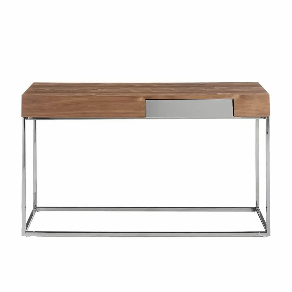 Console table - Walnut and steel console - ANGEL CERDÁ