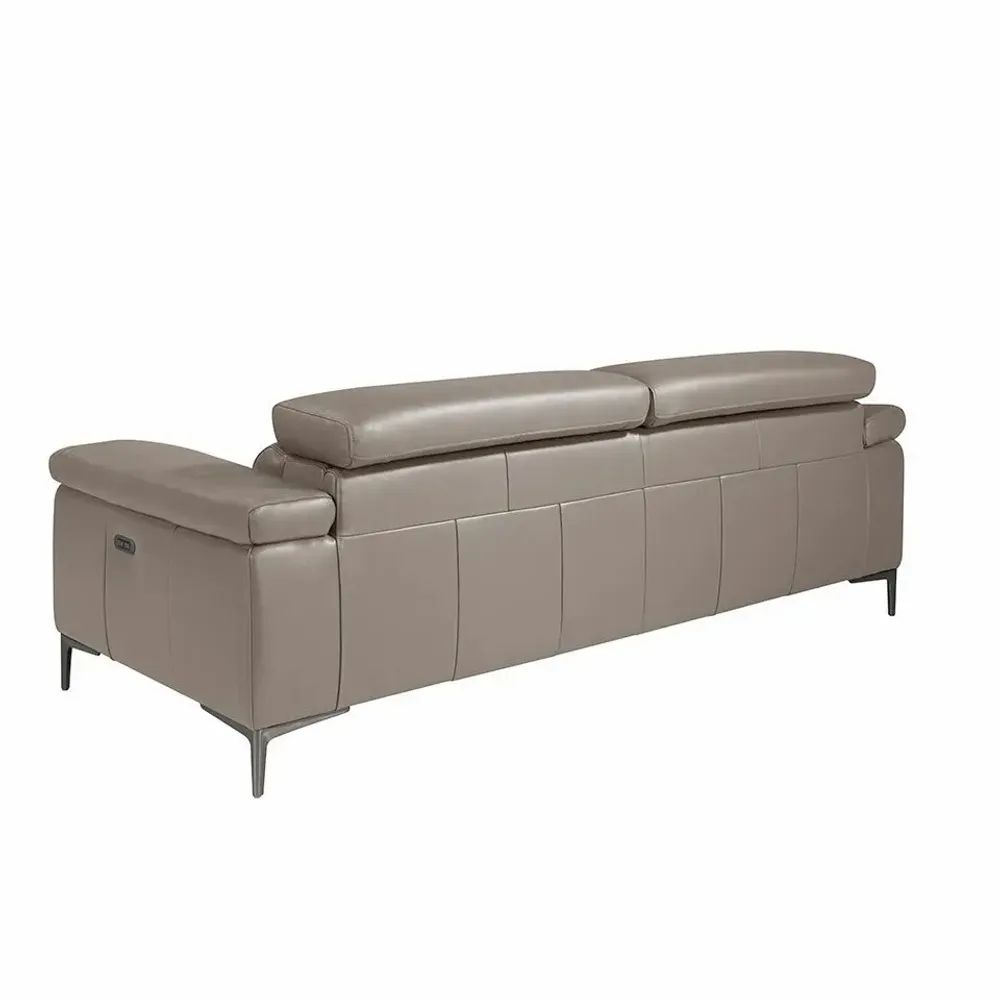 Sofas - 3 seater sofa leather cowhide leather relax mechanisms - ANGEL CERDÁ