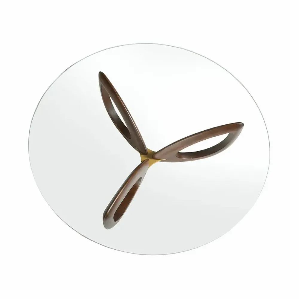 Tables basses - Table basse ronde en verre modèle - ANGEL CERDÁ