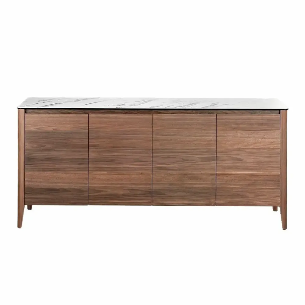Sideboards - Porcelain and walnut sideboard - ANGEL CERDÁ