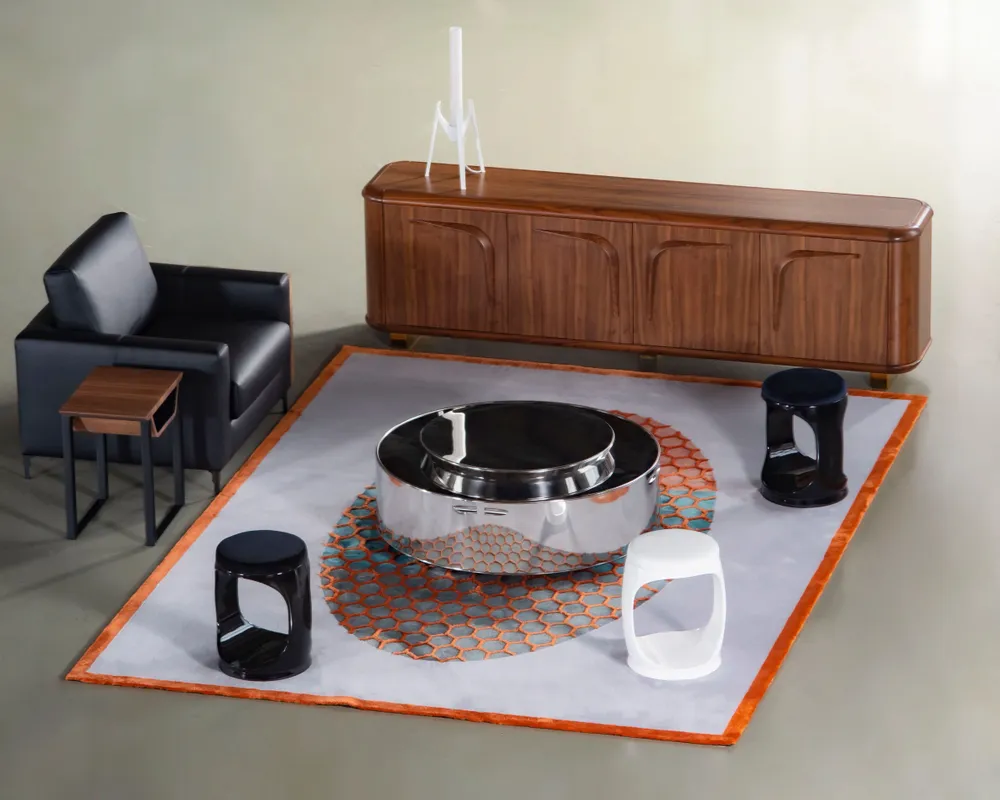 Stools - Signet Ring Stool I Black - SOFTICATED