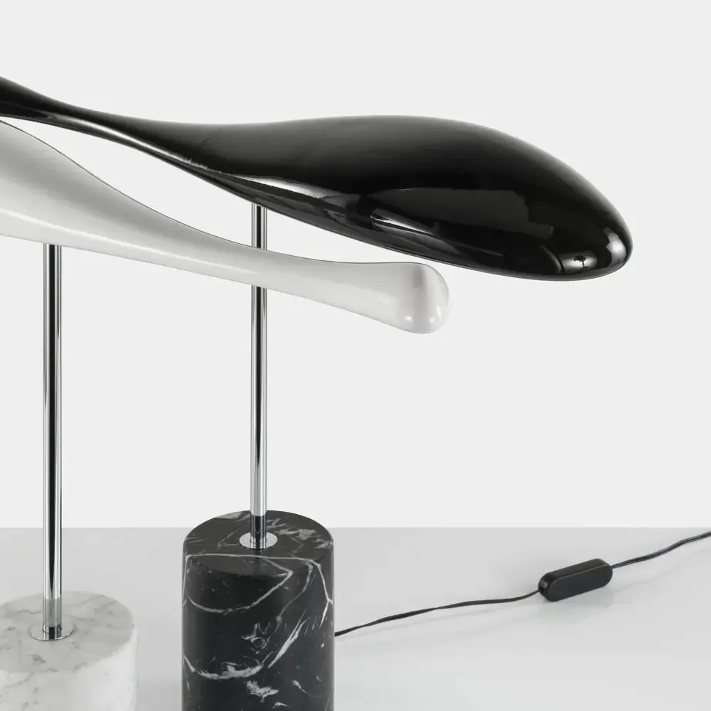 Table lamps - Table and Desk Lamp Flying Fish - Black - SOFTICATED