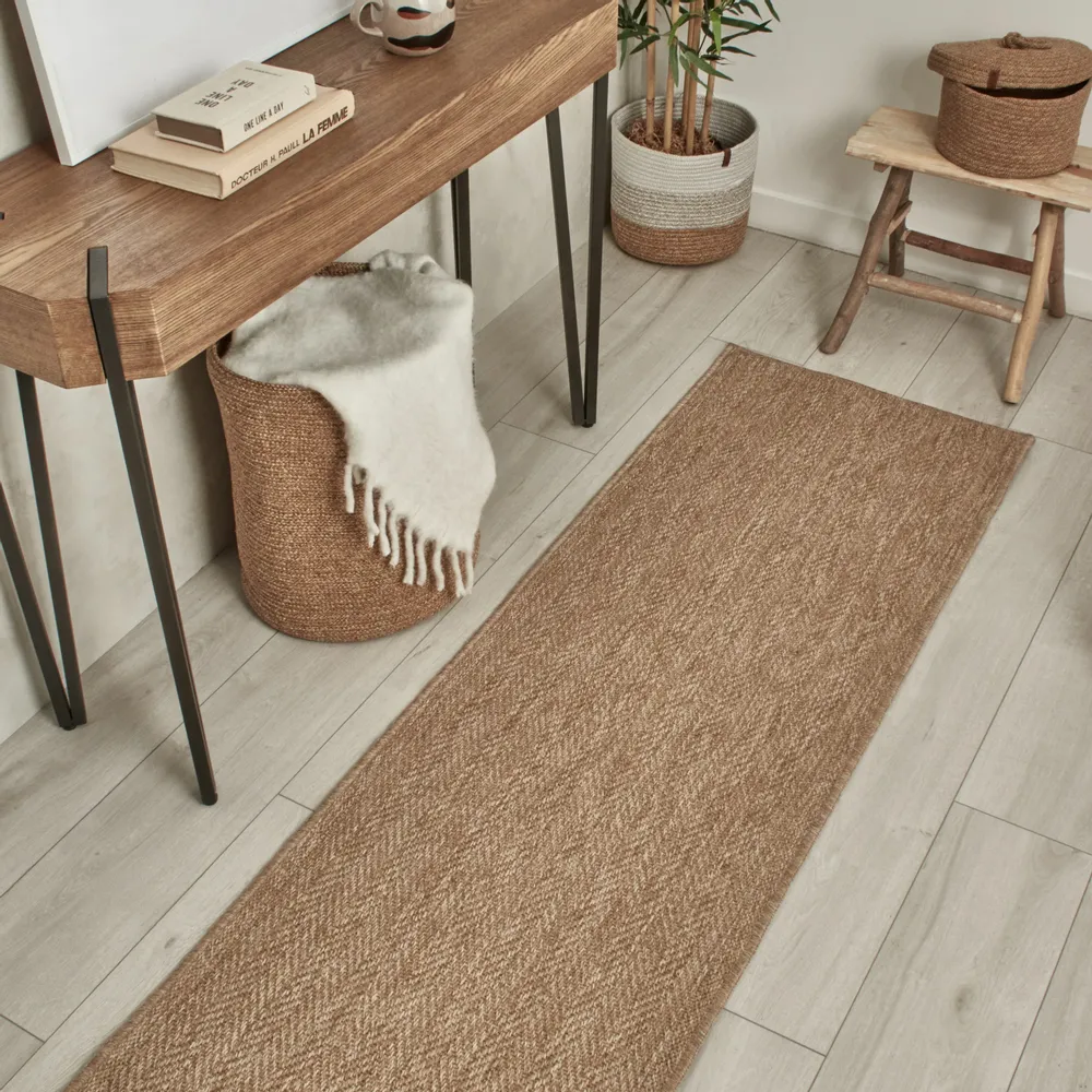 Other caperts - Beige Jute-Effect Indoor/Outdoor Rug - NAZAR RUGS