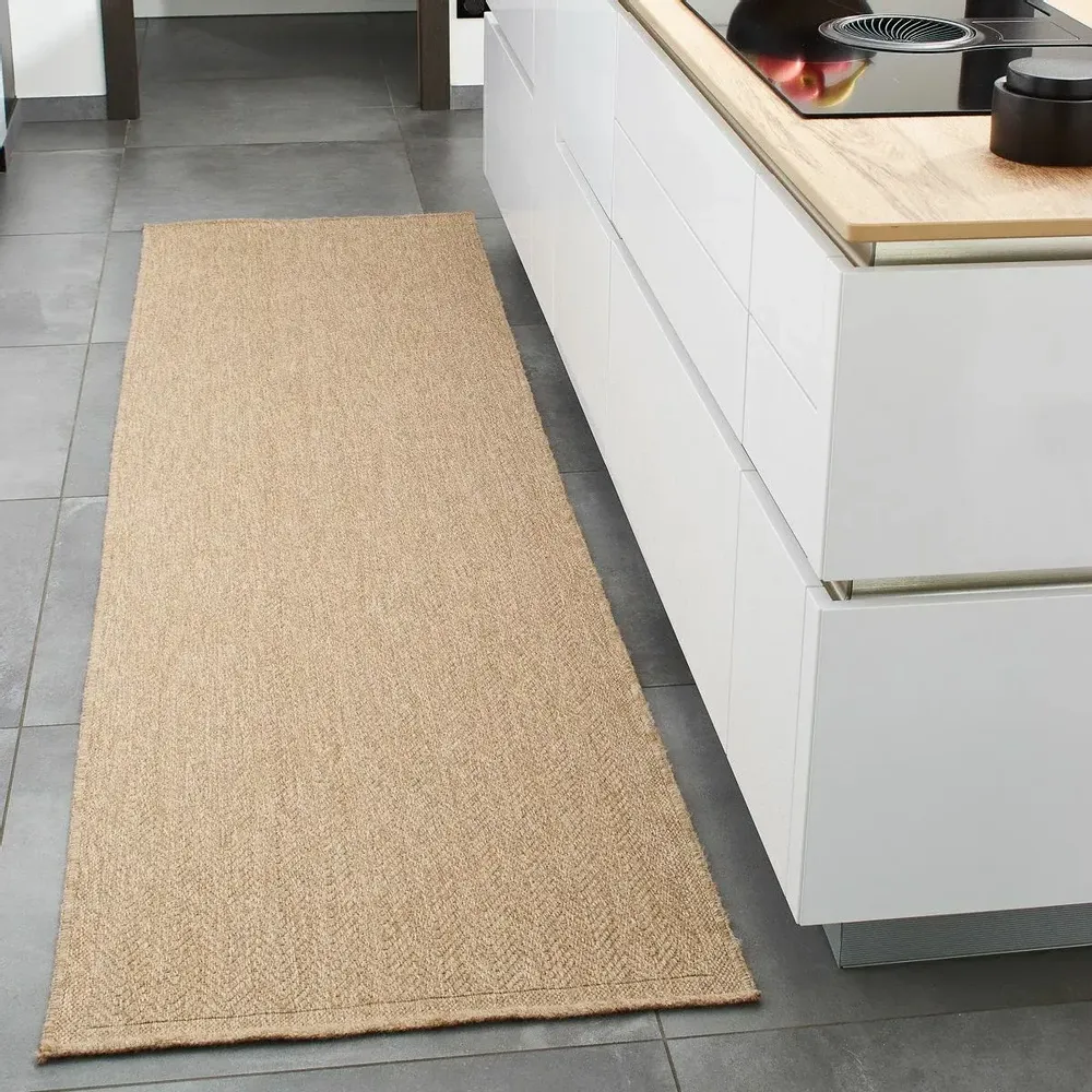 Other caperts - Beige Jute-Effect Indoor/Outdoor Rug - NAZAR RUGS