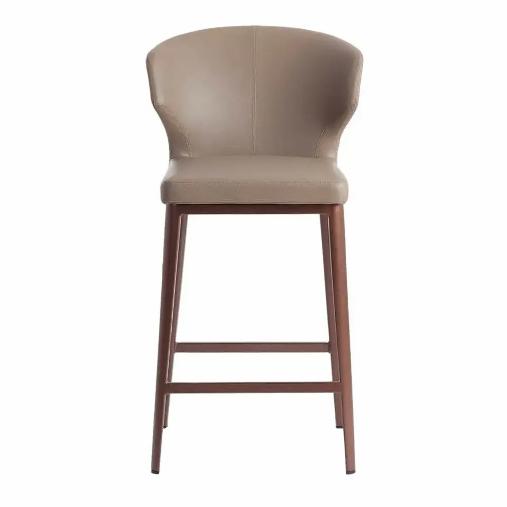 Stools - Upholstered leatherette stool - ANGEL CERDÁ