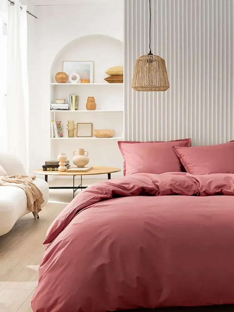 Linge de lit - Tout Doux Rose Indien - Parure de lit - ESSIX